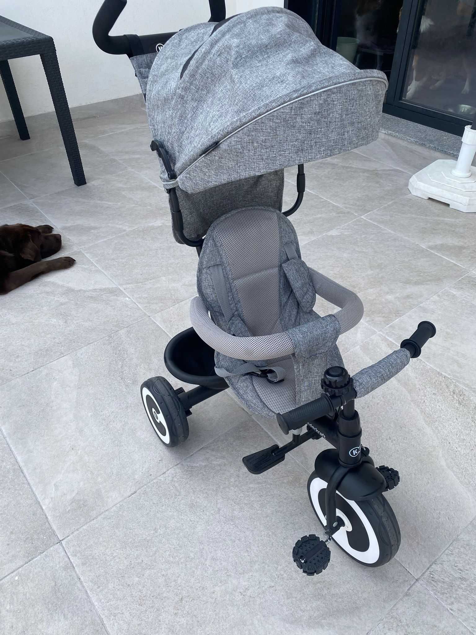 Triciclo evolutivo kinderkraft dos 9M aos 4anos (25kg)