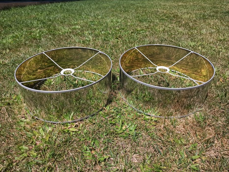 Abajur espelhado como novo