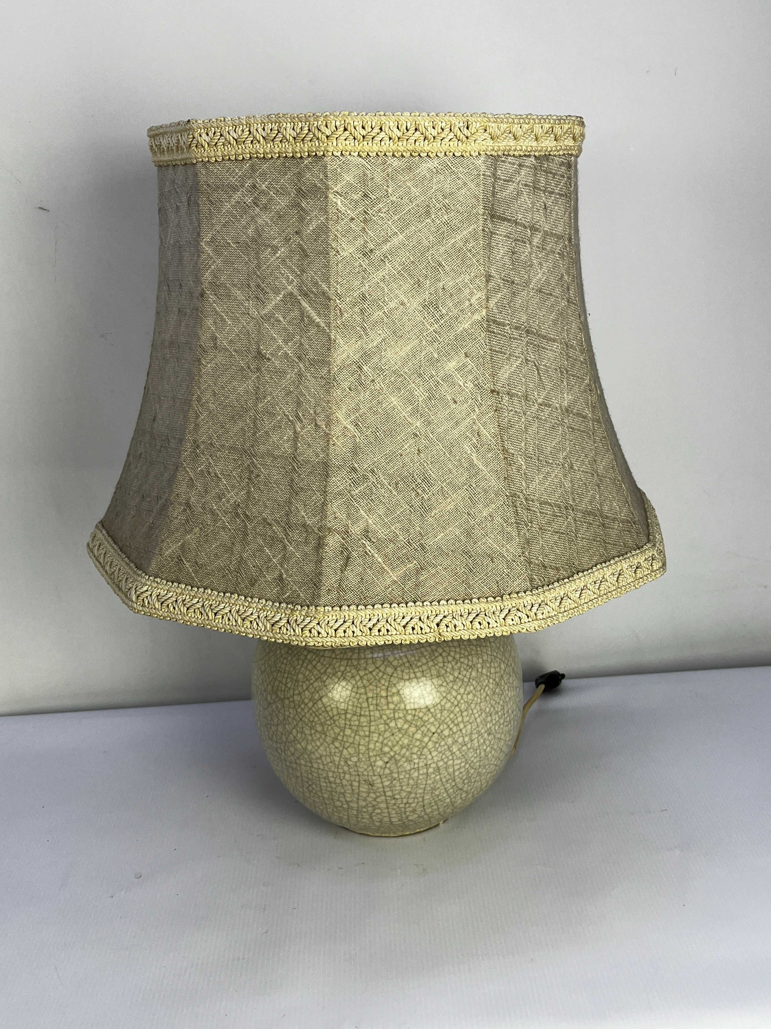 Lampa stołowa ceramiczna 60-te lata