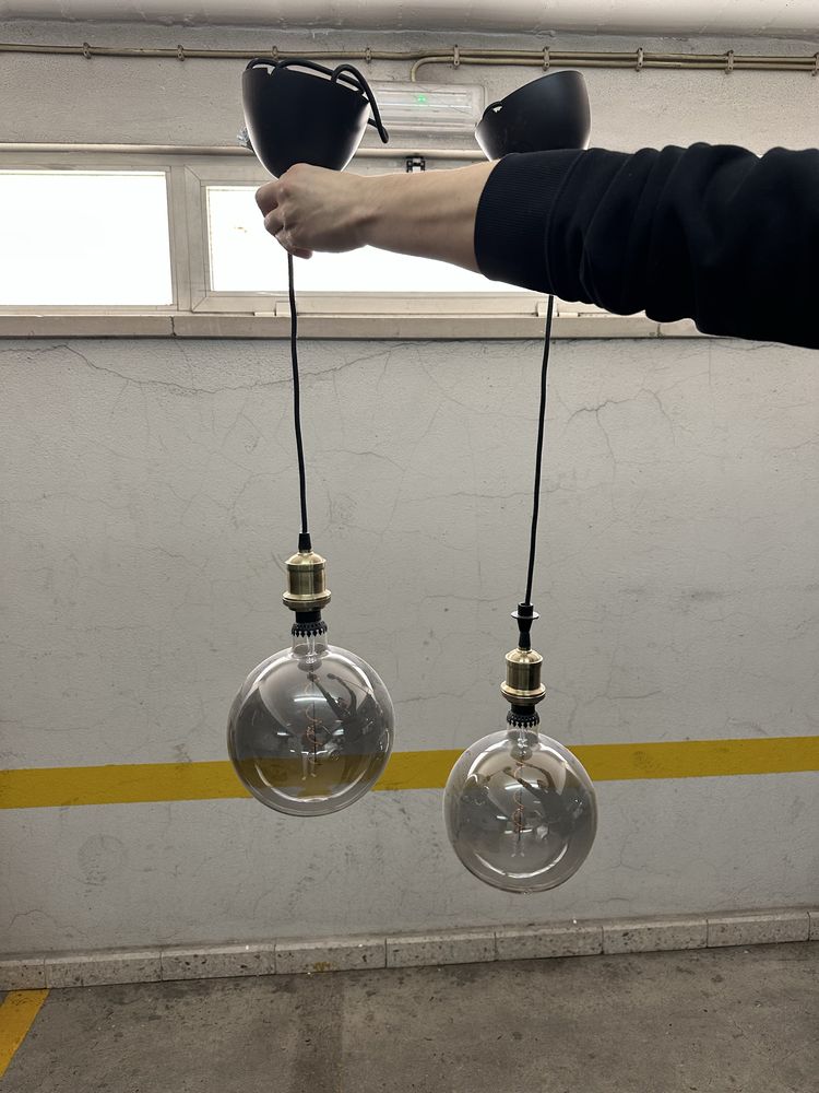 Candeeiro teto com lâmpada