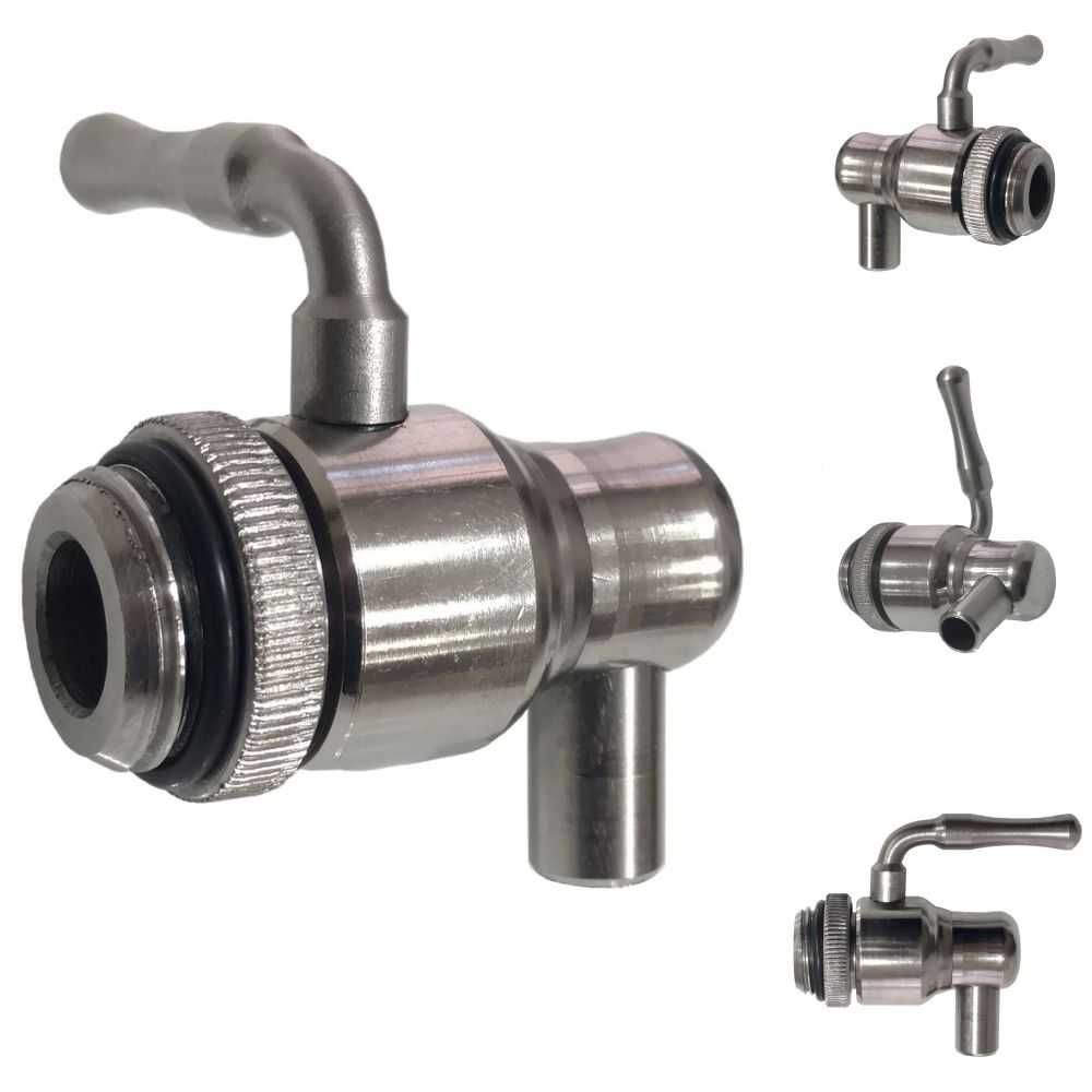 Kran nierdzewny niekapek 1/2 cala do beczka bańka ze stali inox kranik