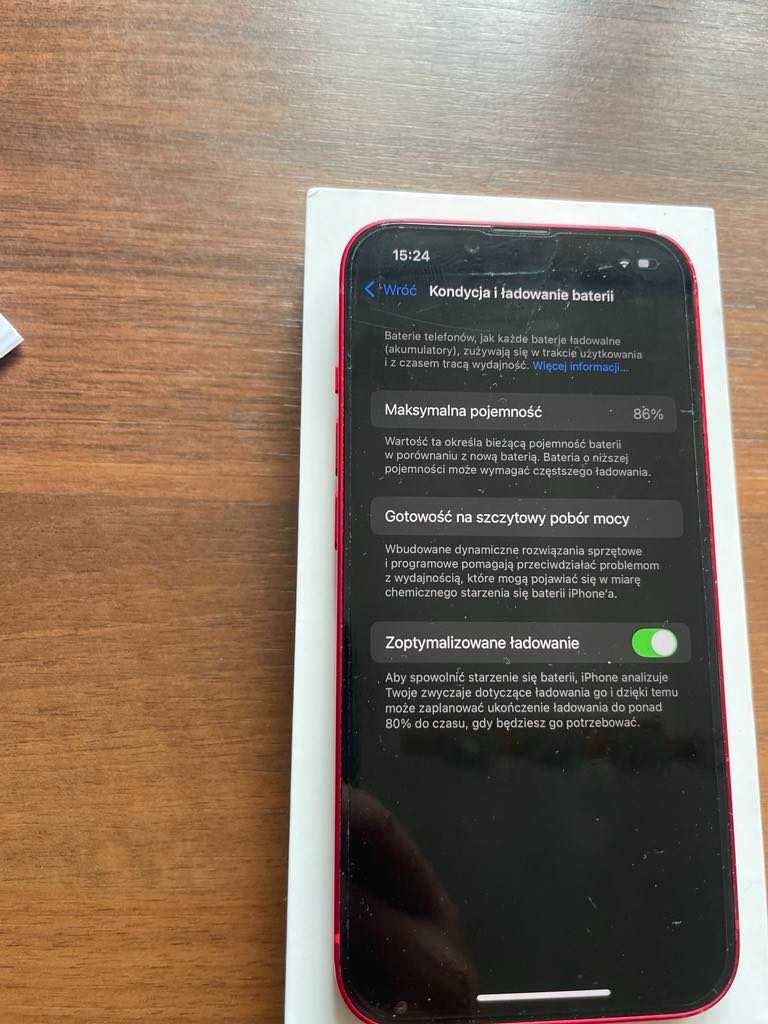 iPhone 14 512GB – Stan idealny! + Etui, RED