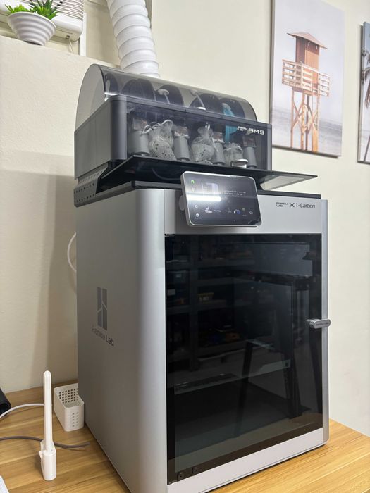 Impressora 3d Bambu Lab X1C Carbon com AMS