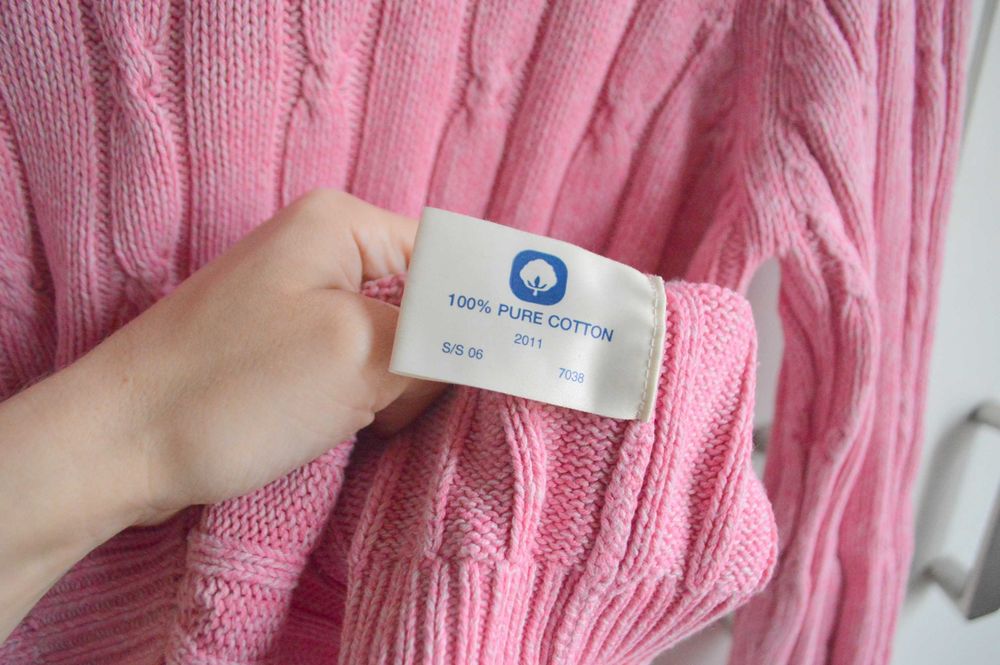 Tulchan 100% pure cotton premium sweter bawełniany grubszy S/M