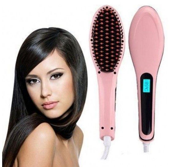 Гребінець випрямляч Fast Hair Straightener, гофре плойка прасок