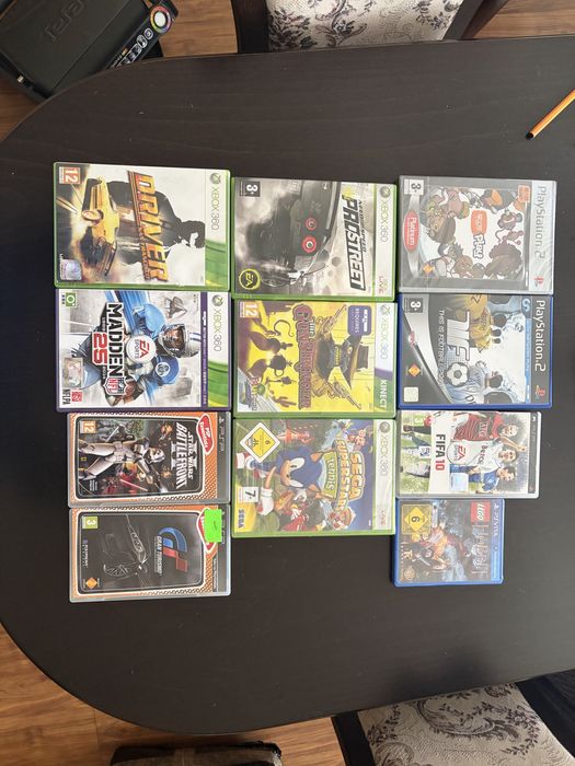 Gry na xbox360, psp ,psvite ,ps2 orwz ps3