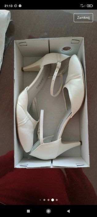 Buty ślubne czółenka
