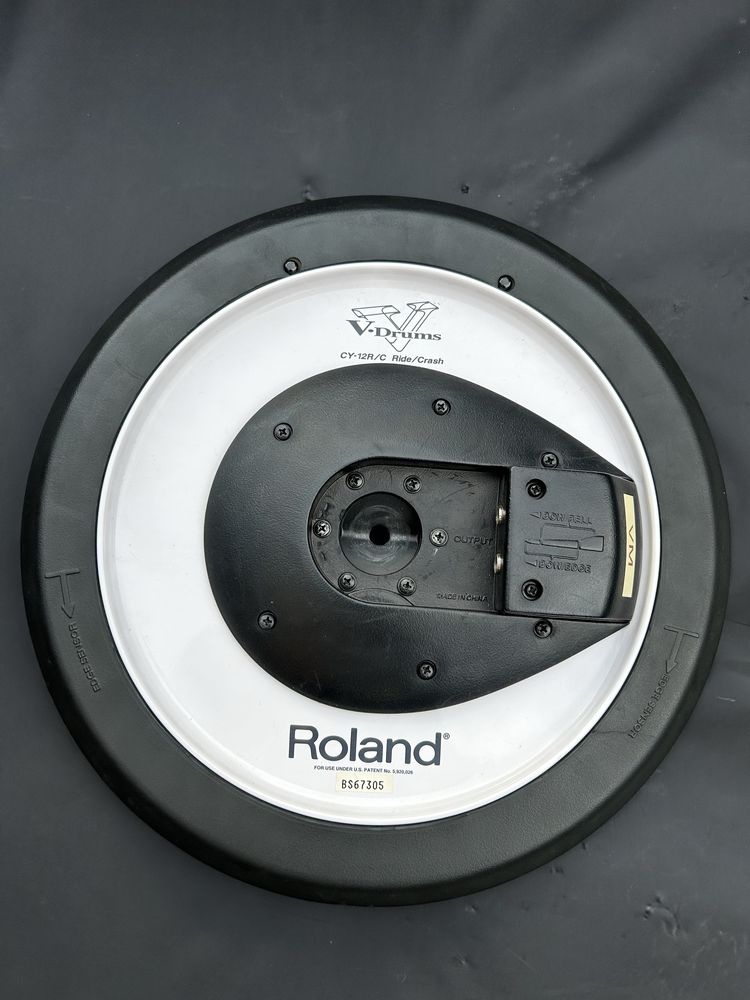Roland cy-12 c/r crash ride talerz perkusja dwa gniazda bdb stan