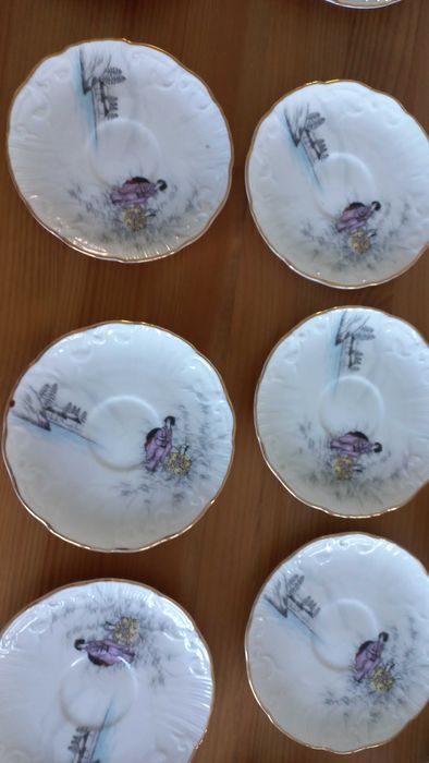 Serviço cafe antigo, vista alegre