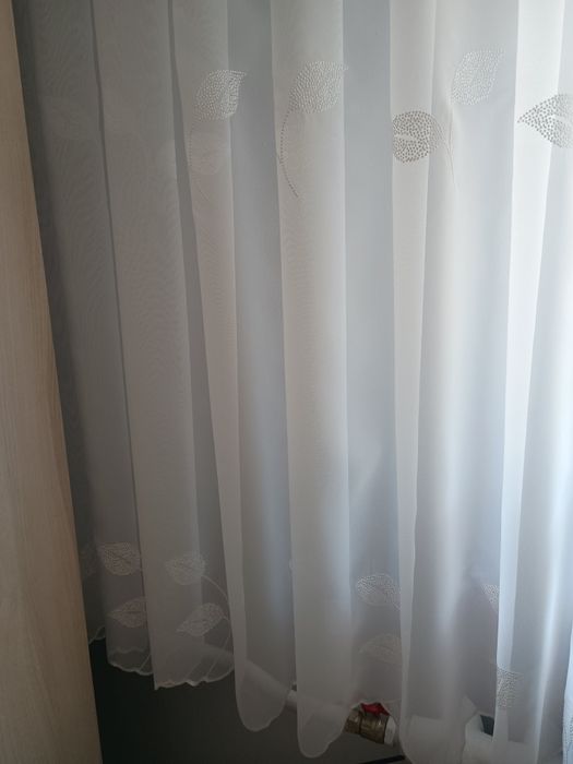 Firanka woal biała