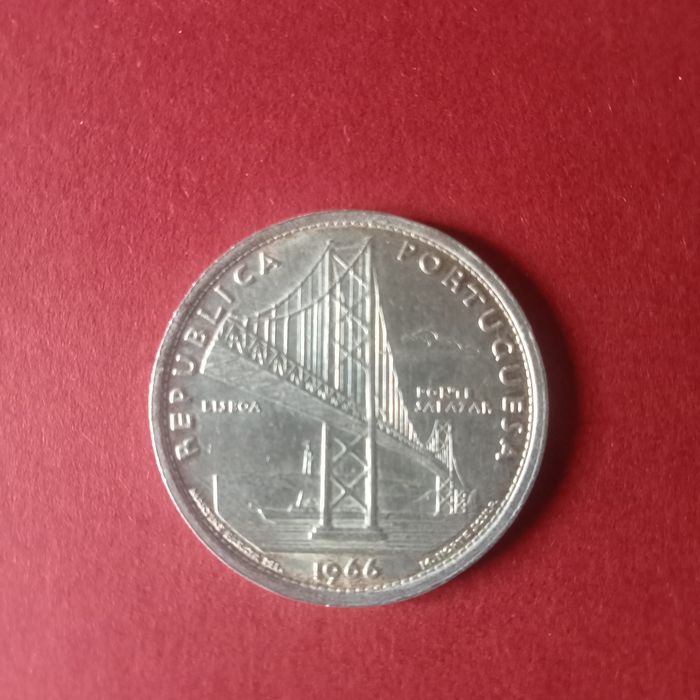moeda 20.00 escudos prata