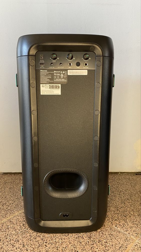 Coluna de som hisense bluetooth 300w LED