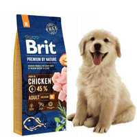 Karma sucha dla psa Brit Premium kurczak 15 kg +2 PUSZKI BRIT GRATIS