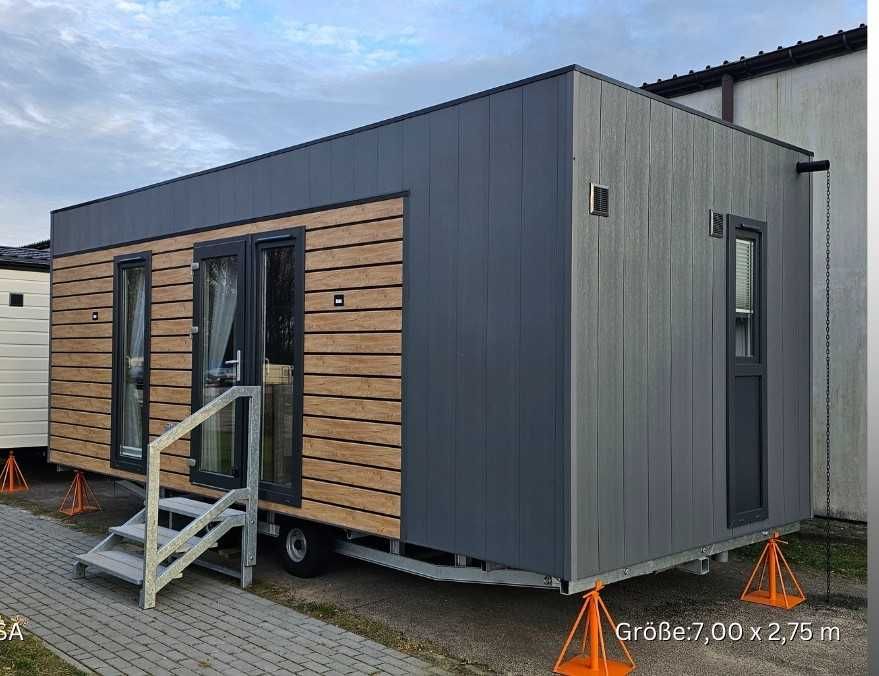 Luksusowy dom na kołach dostępny od ręki domek holenderski modułowy