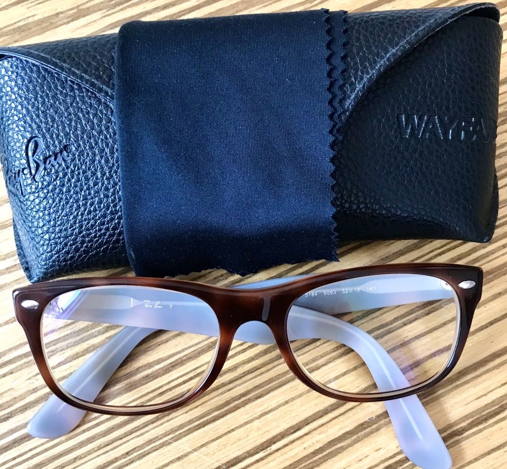 Oprawki Okulary Ray Ban Wayfarer cieniowane, brąz, NOWE