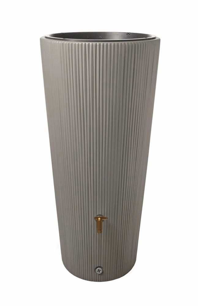Zbiornik na wodę,deszczówkę VASO DECOR 2w1 220l szary, 4rain