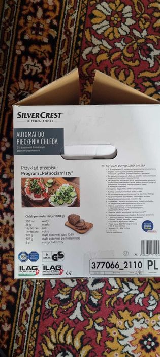 SILVERCREST® Automat do pieczenia chleba i
robienia dżemu SBB 850 E1