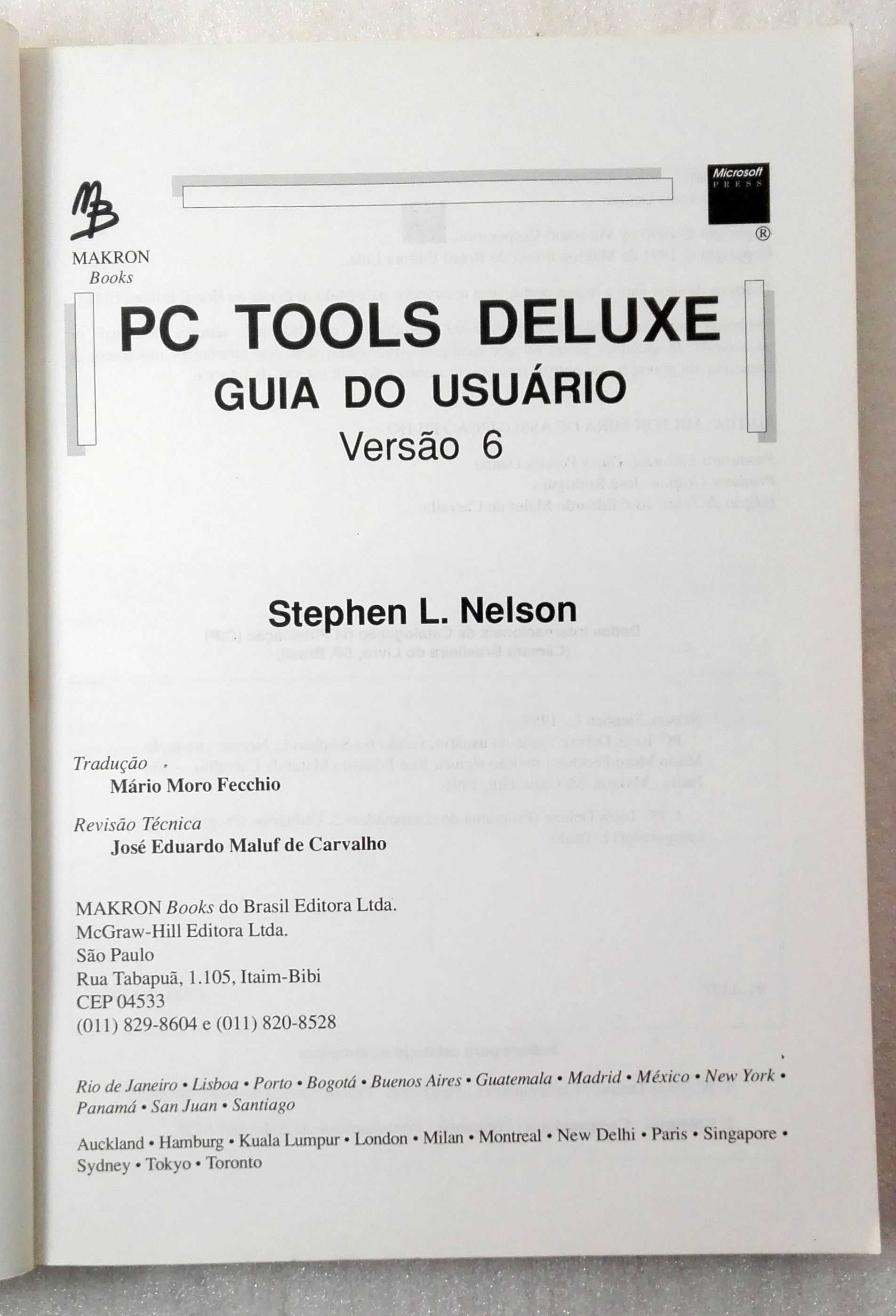 Livro PC Tools DeLuxe – Guia do Usuário