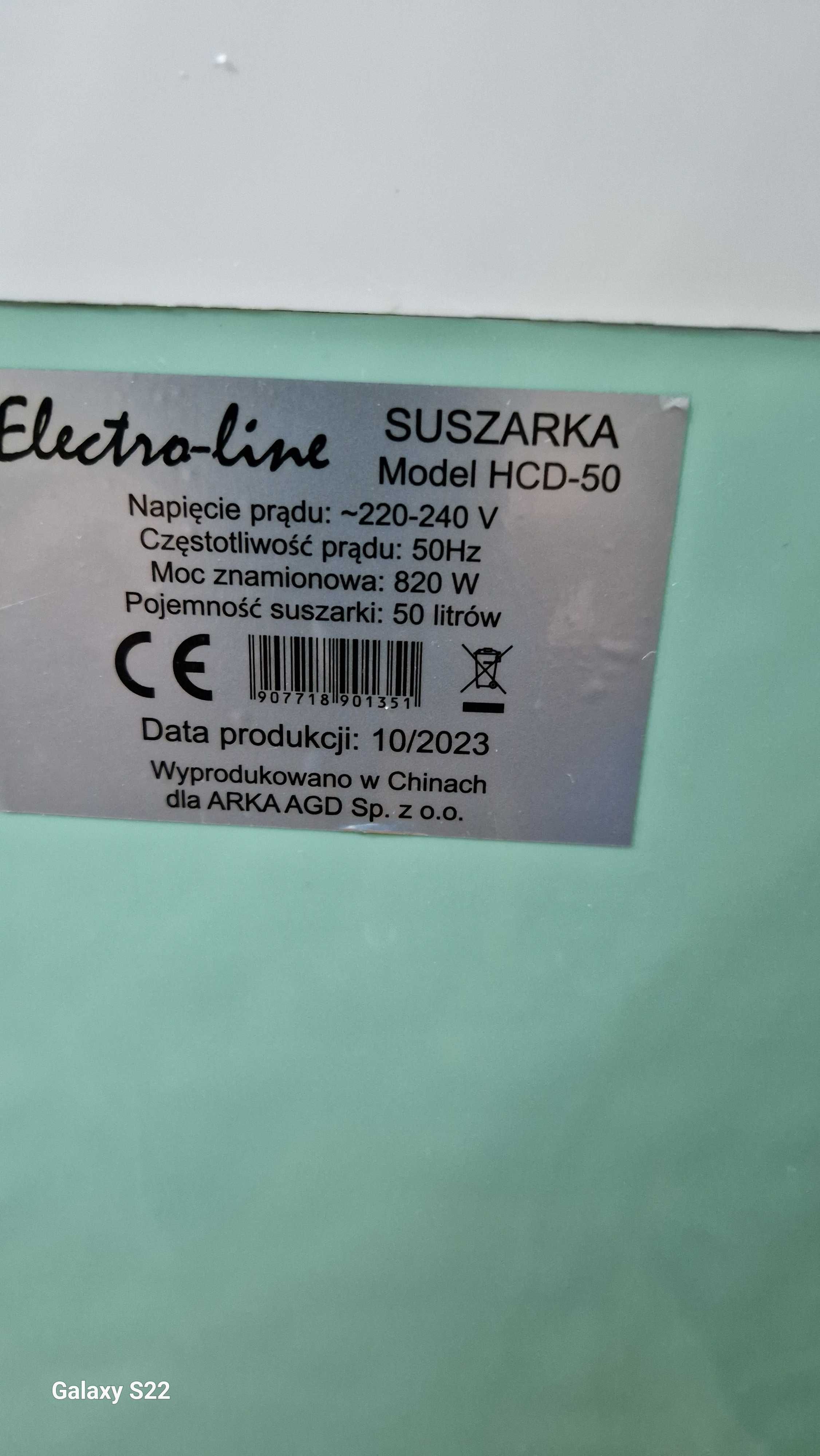 Suszarka elektro-line HCD-50