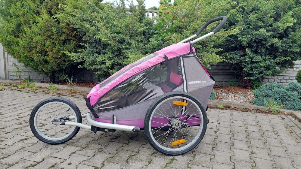 Rower Diamand Ubari i przyczepka Croozer dla dziecka