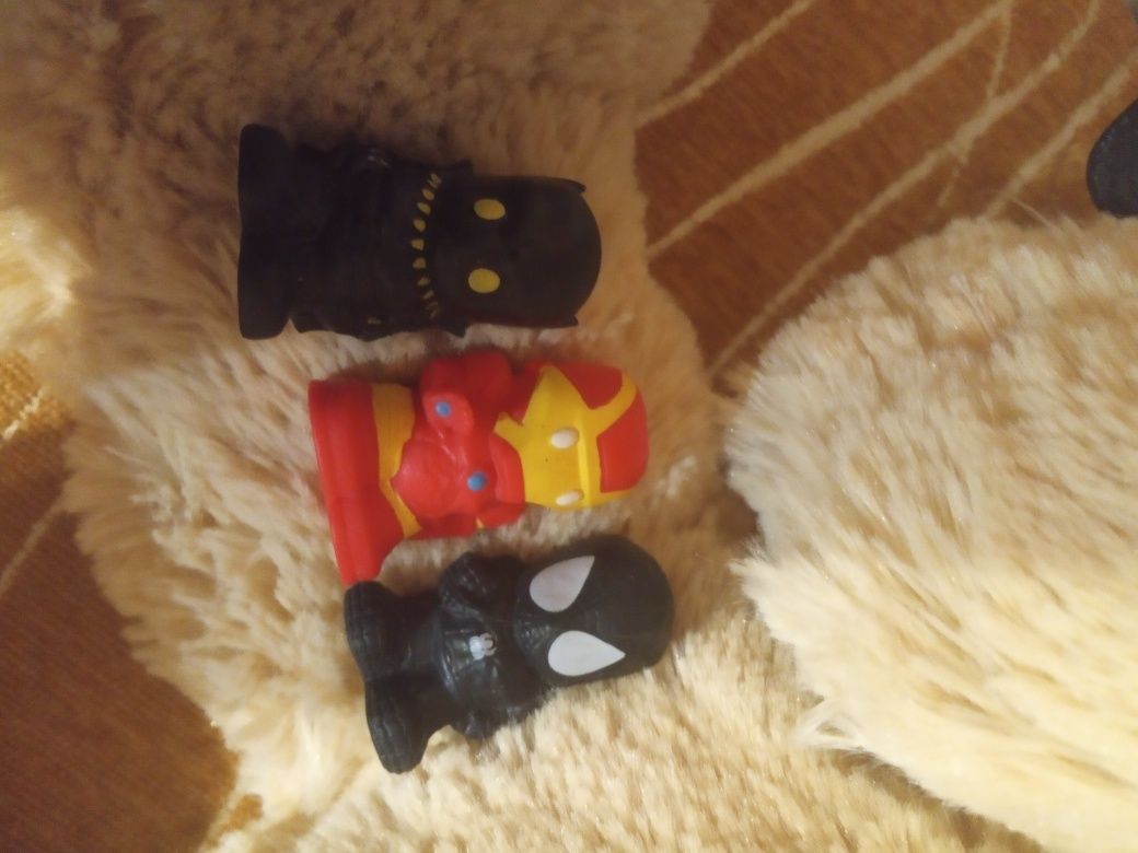 Figurka 3x oshe Spiderman,iron Man, Black panter zestaw