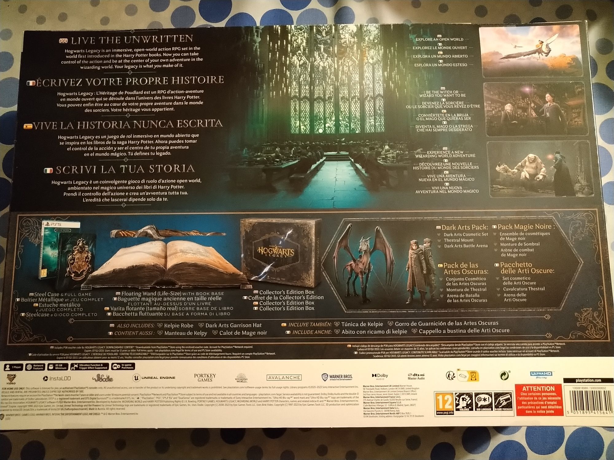 Hogwarts Legacy Edição de Colecionador PS5 Nova em folha e selada
