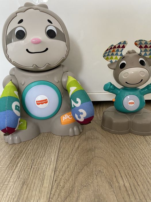 Fisher price leniwiec i łoś