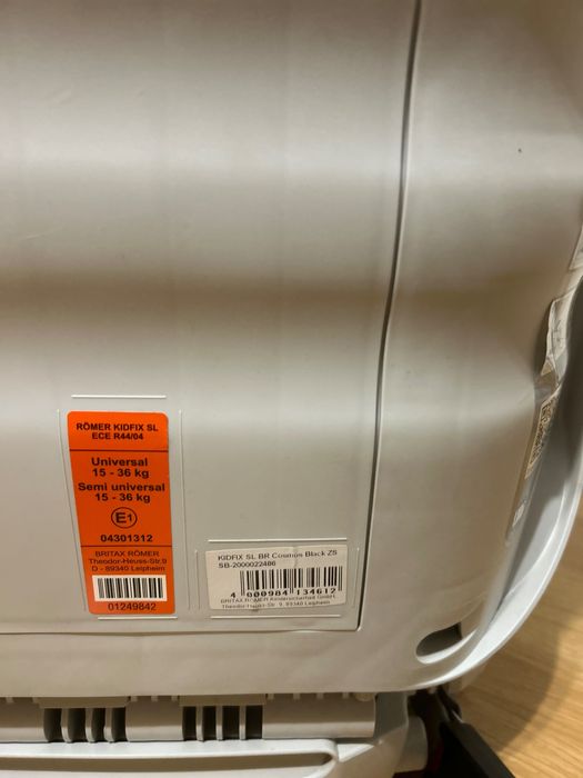Fotelik Britax Römer 15-36 kg z ISOFIX