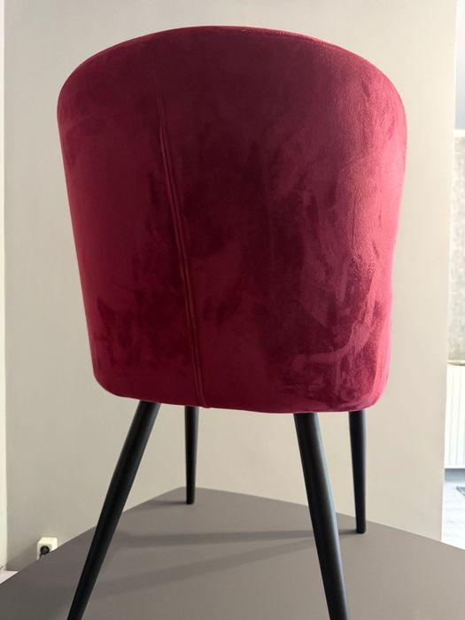 4 Sztuki  Krzesła welurowe