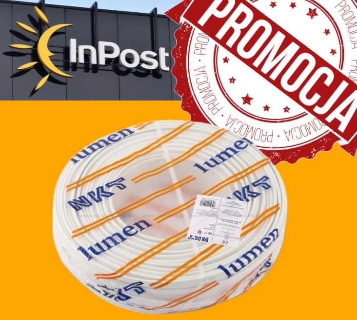 Przewód NKT Instal + YDYp 4x1,5 /3x1,5 Płaski 3x2,5, 5x1,5, 5x2,5, 5x4