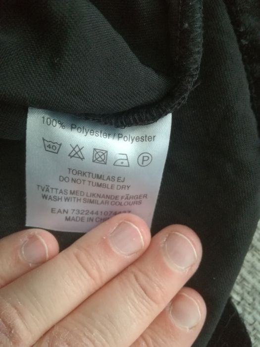 Elegancka welurowa sukienka roz 92