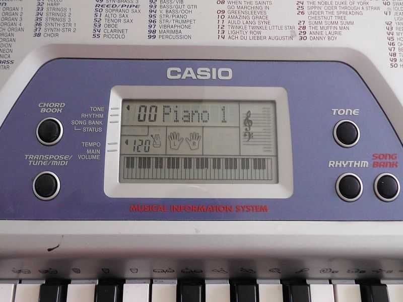 Casio CTK-481 + zasilacz i instrukcja EN