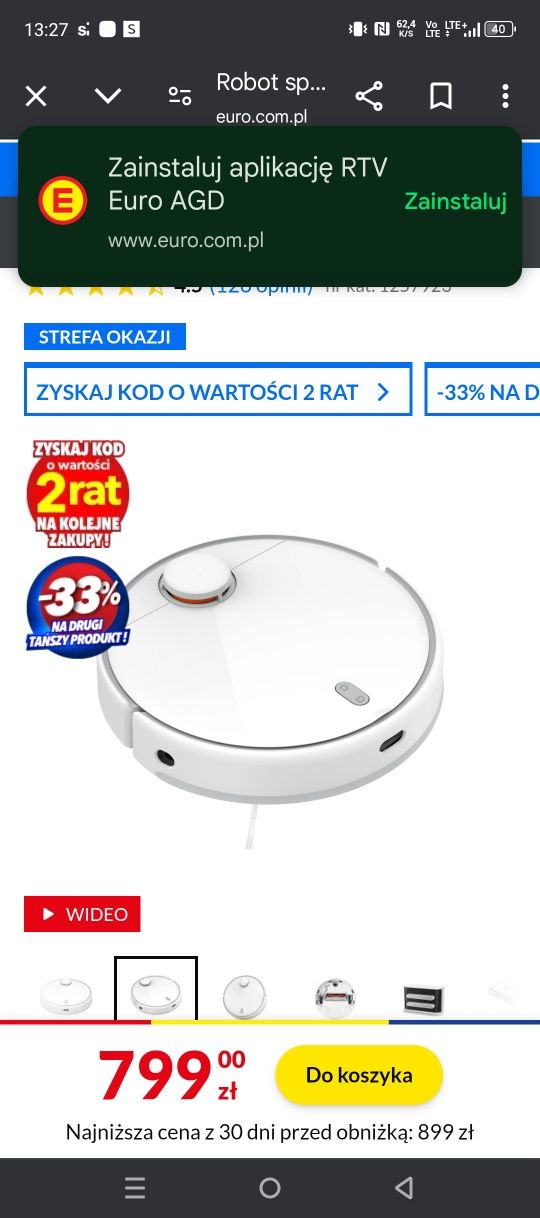 Robot sprzątący xioami