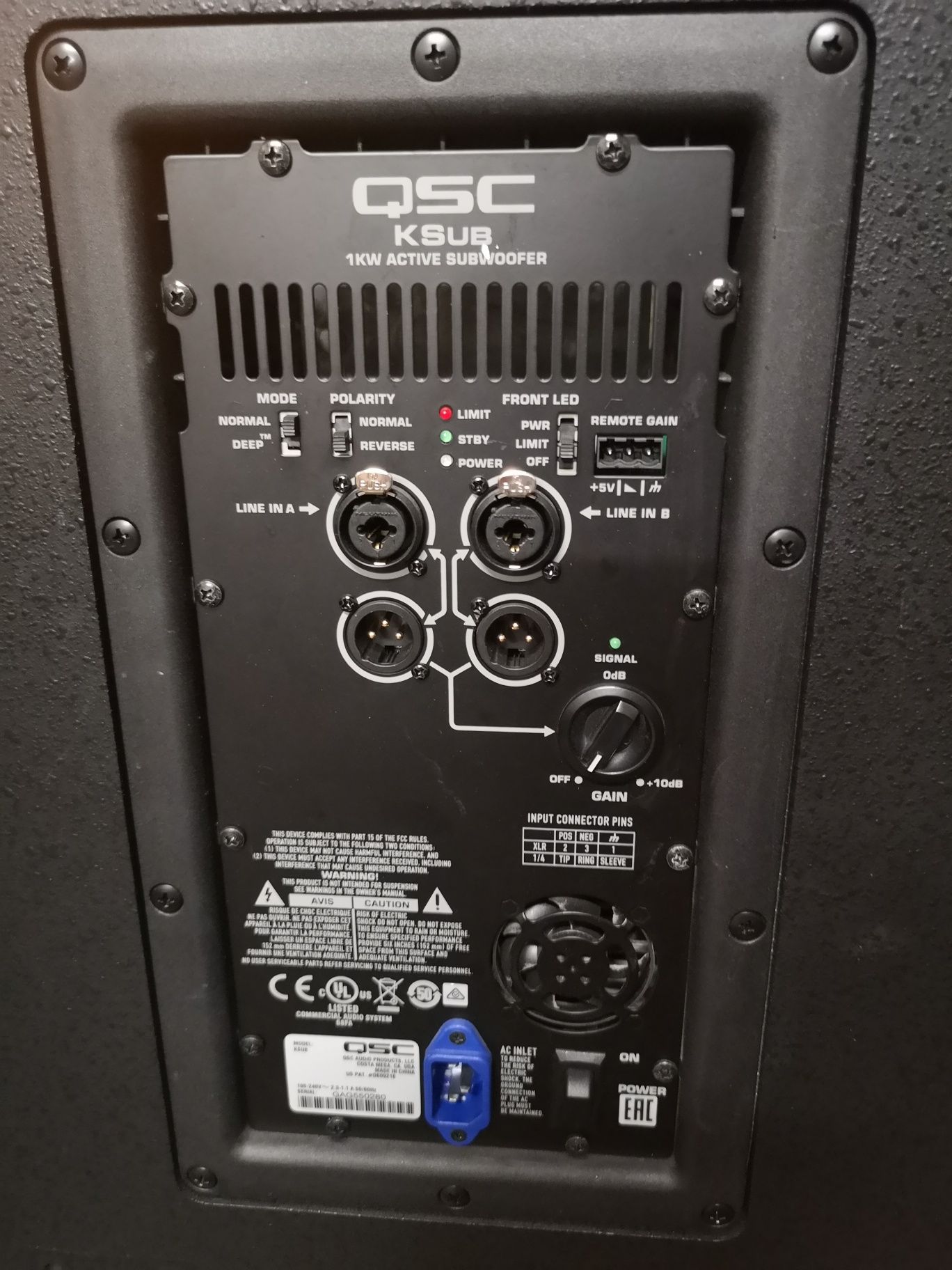 QSC ksub k sub aktywny bas subbas Case (rcf jbl ev kv pol) tylko dzis!