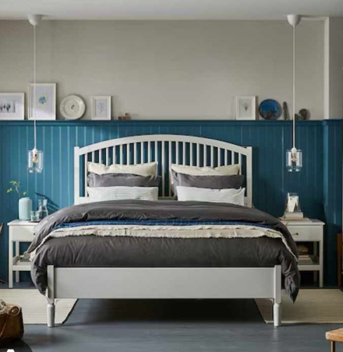 Łóżko dwuosobowe 140 IKEA + stelaż