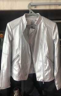 Куртка косуха, срібна Calvin Klein