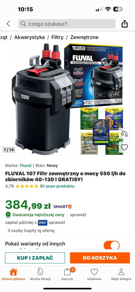 Akwarium profilowane 112L