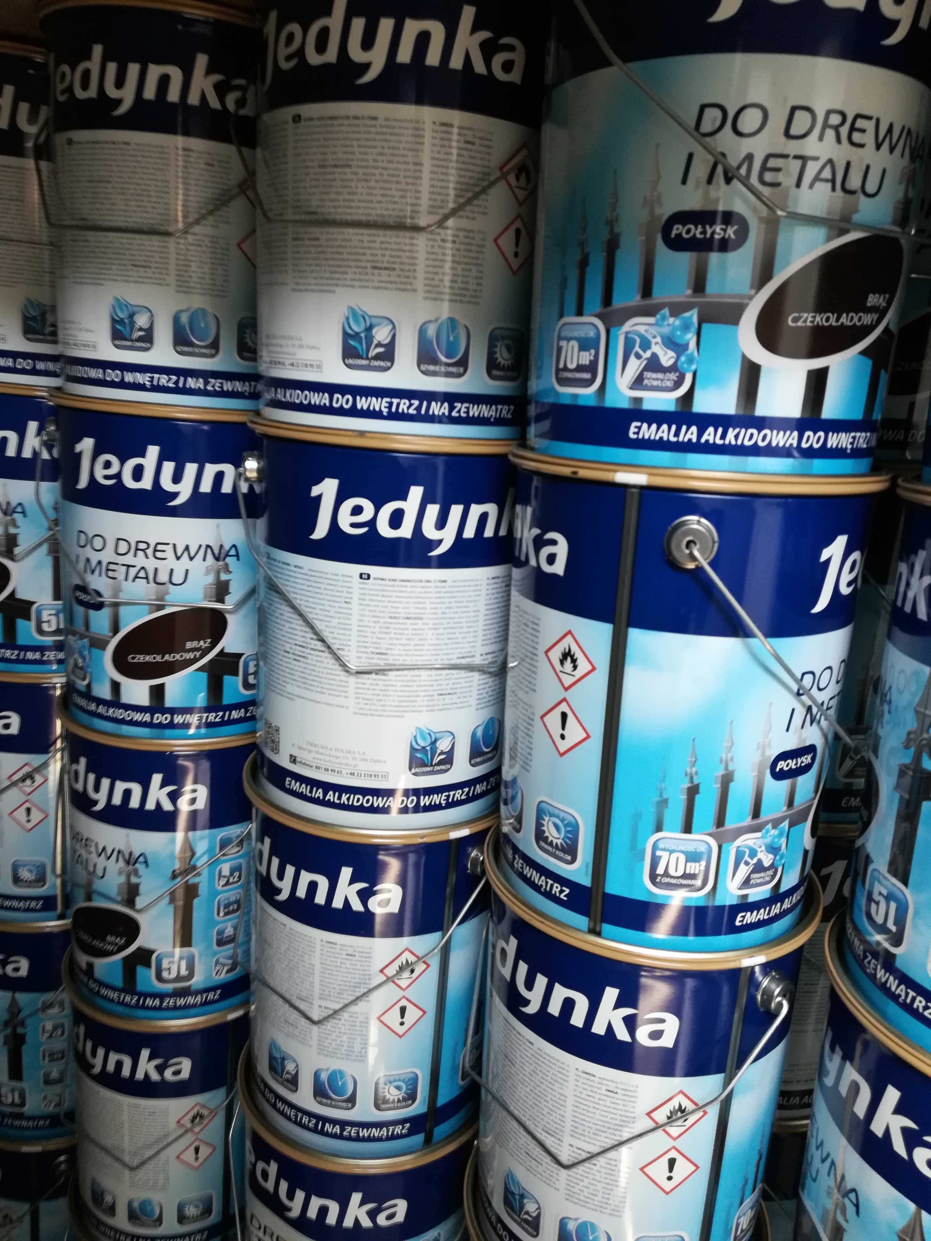 Farba do metalu i drewna 5l brązowa