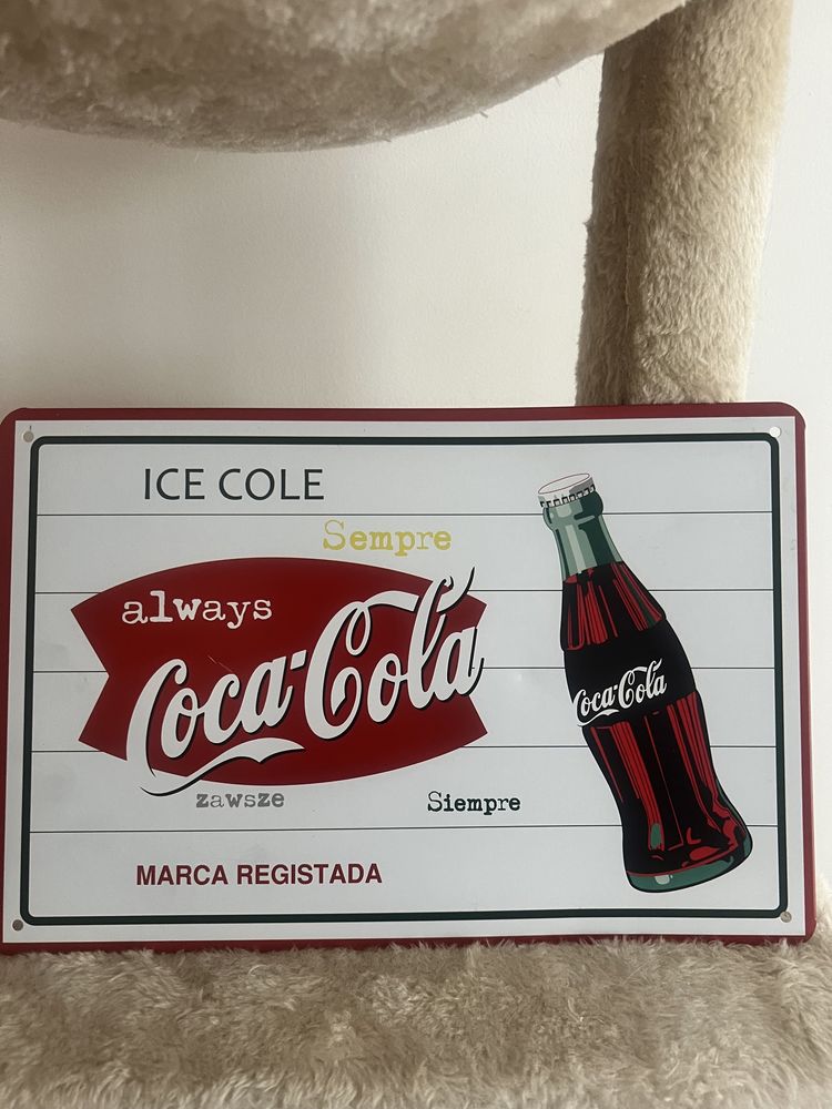 Kolekcjonerska coca-cola tabliczka metalowa