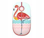 myszka bezprzewodowa tellur kids flamingo