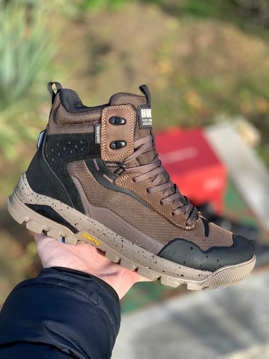 Зимові чоловічі черевики Humtto термо 41-46 коричневі водонепроникні