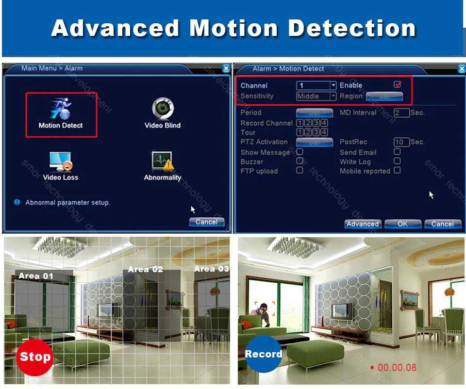 Відеореєстратор  для камер відеоспостереження  Smar CCTV DVR Hybrid