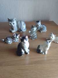 Figurki kotów - całe komplety