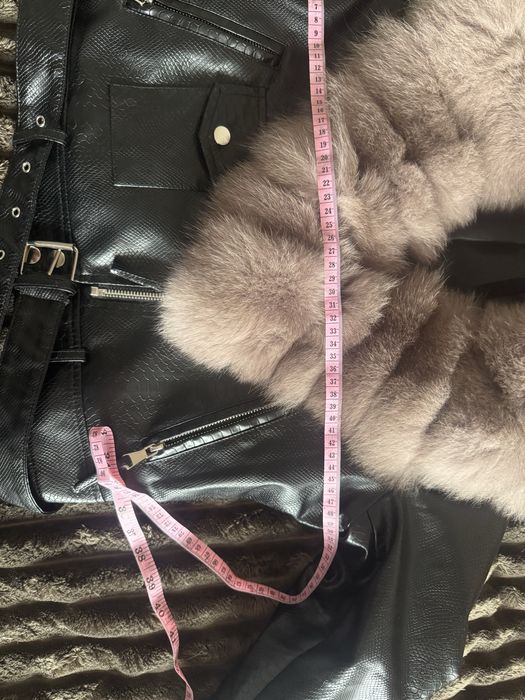 Куртка косуха з натуральним хутром