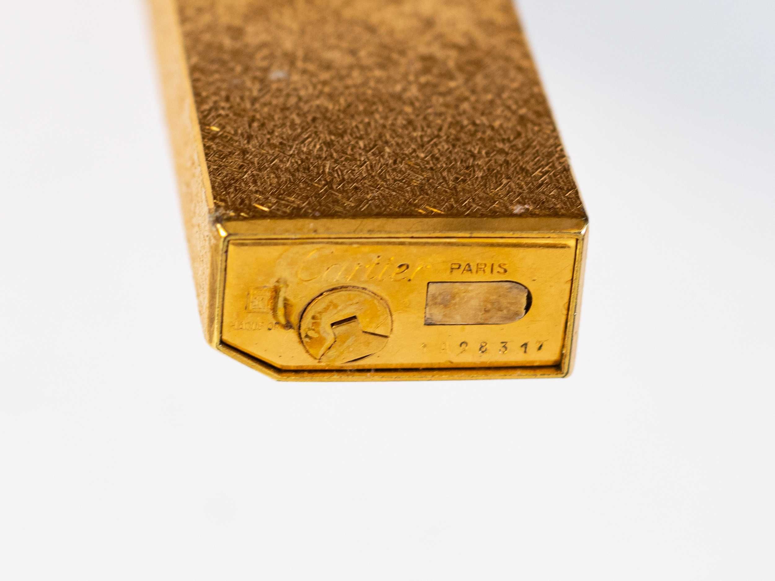 Isqueiro ouro 10 quilates Cartier | século XX
