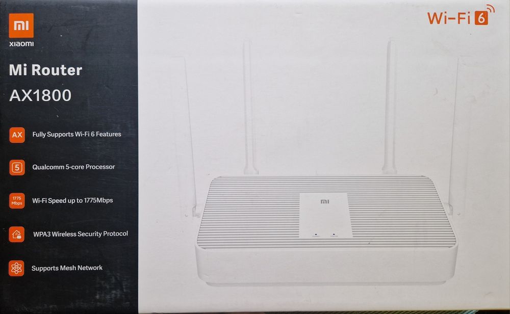 Роутер Xiaomi AX1800 Wi-Fi 6!