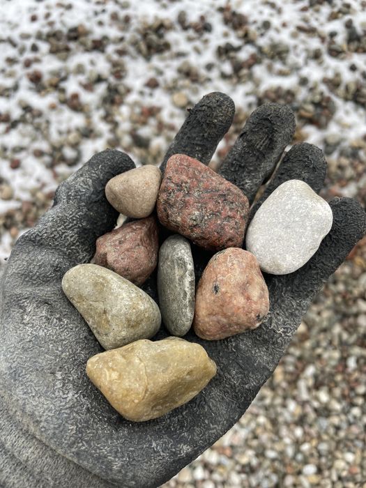 ŻWIR PŁUKANY Kamień w Workach 40 kg Drenaż Studnia Otoczak