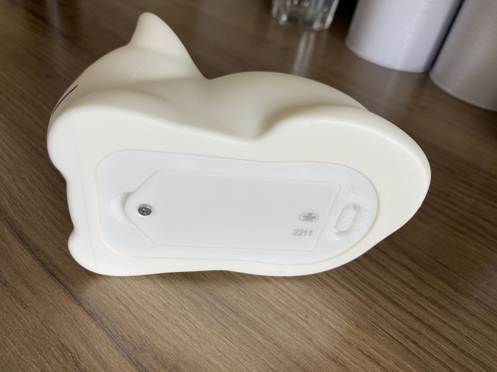 Tovader ikea lampka nocna led kot na baterie dzieci jak nowa kotek