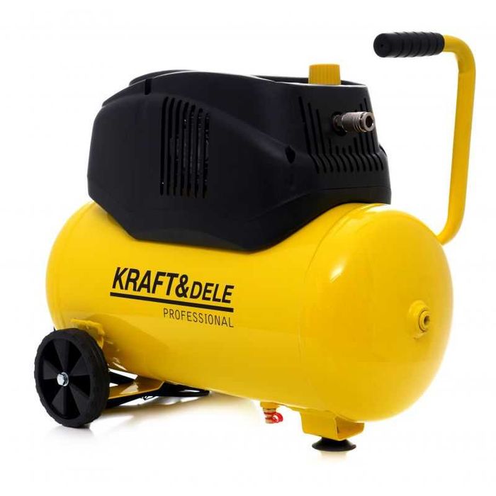 KRAFT&DELE Kompresor Bezolejowy 24l Sprężarka 8 Bar 1,5 Km KD1416