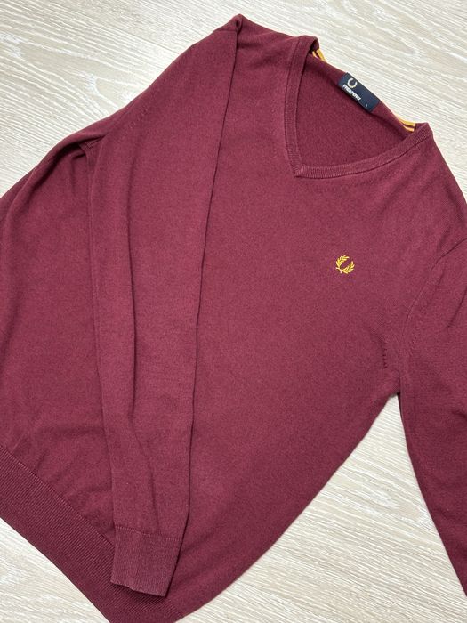 красная фред пери, L размер